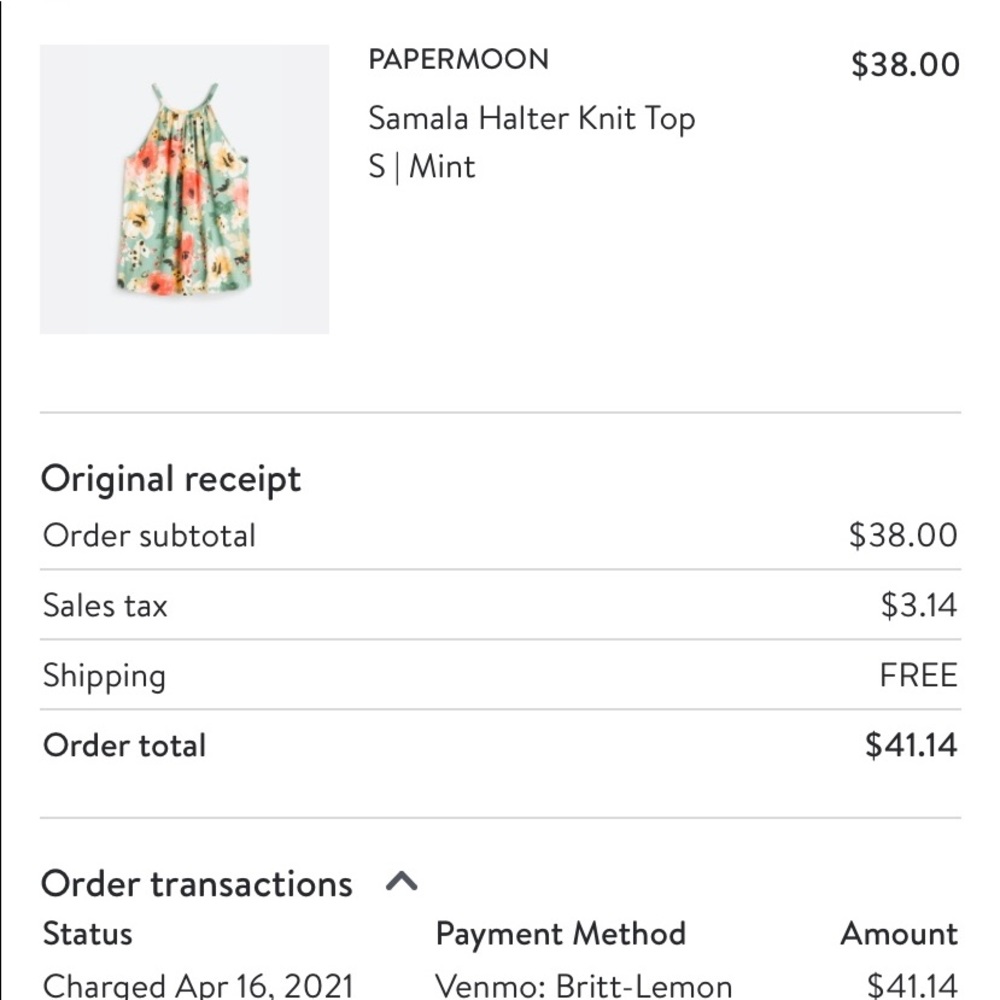 Cute top purchased from Stitch Fix Sz S